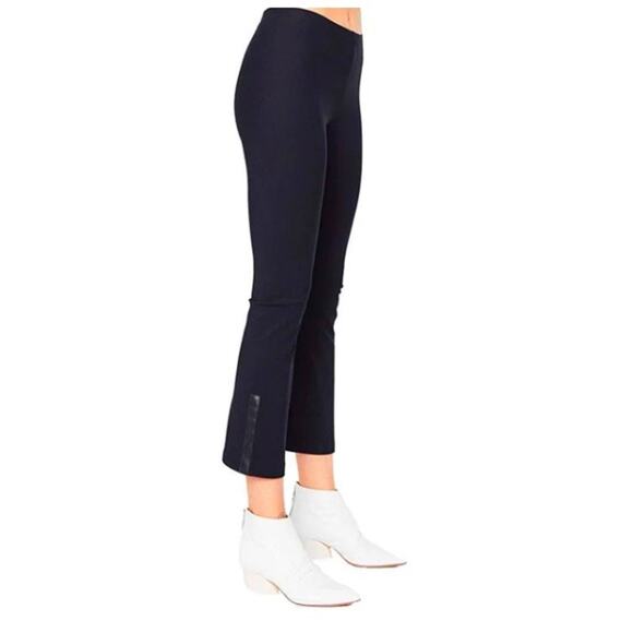 Elaine Kim Tech Stretch Cropped Flare Leggings in Mita Marine - Picture 1 of 11